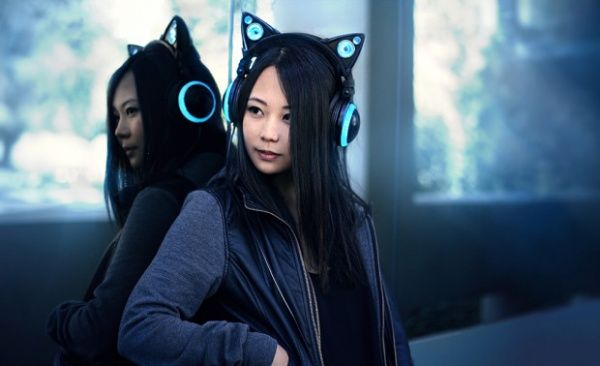 出資募集中の猫耳スピーカー搭載ヘッドフォン「Axent Wear」