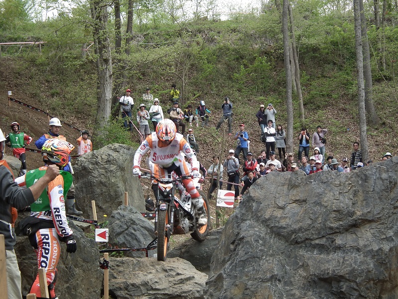 第4セクション、この直後にエンストします。