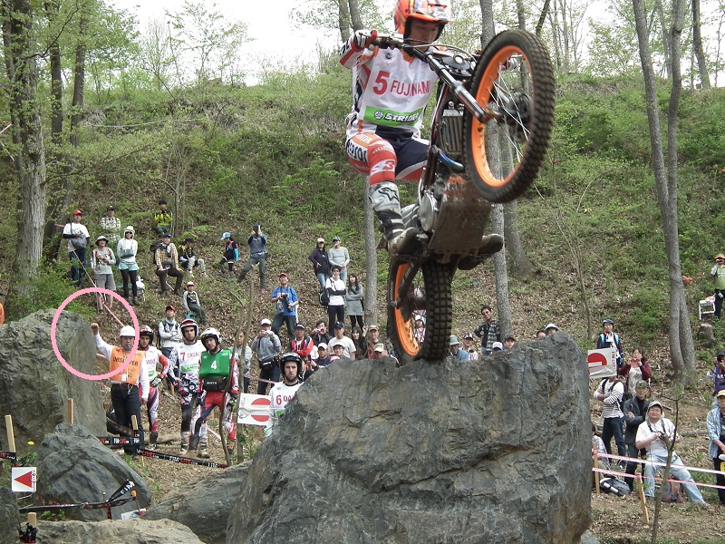 エンスト後の走行(統括者は原点5)。 他のオブザーバーは減点なしの状態です。